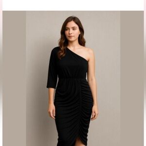 Gilli Black One-Shoulder Dress New